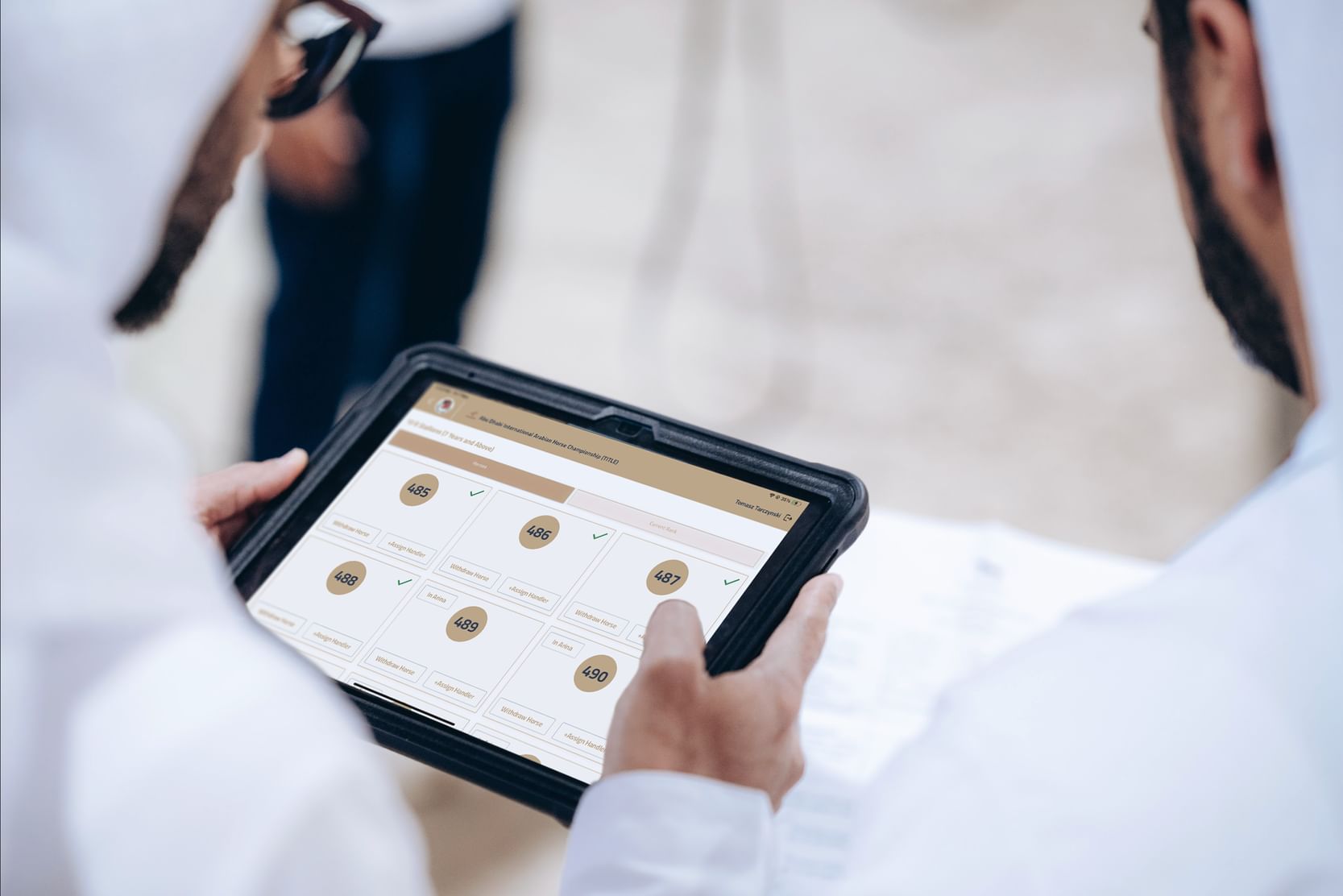 Rabdaan Electronic Judging System for Arabian Horse Championships launched