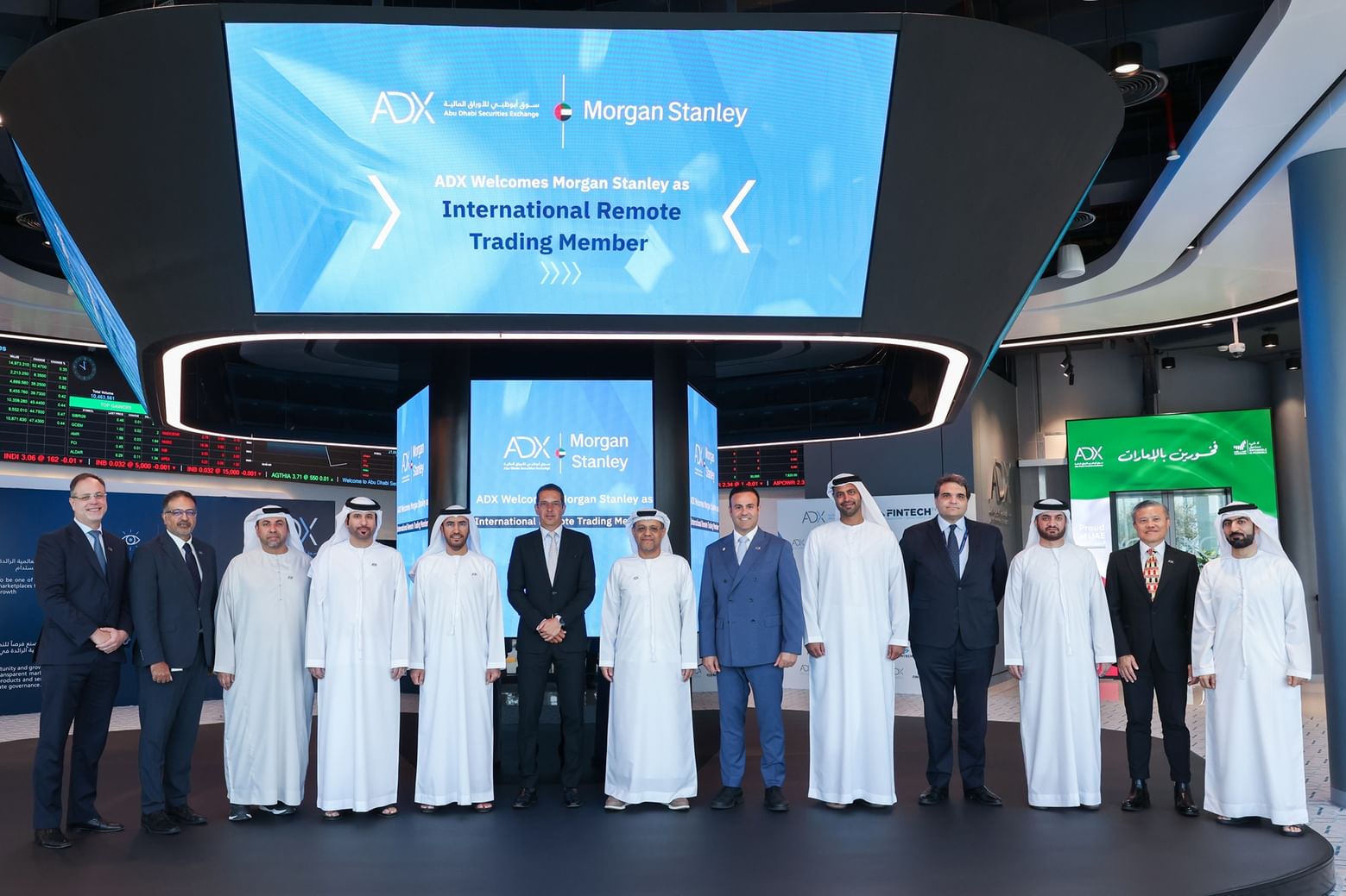 ADX welcomes Morgan Stanley as first international investment bank remote trading member