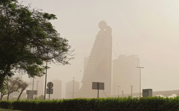Dust, change in temperatures this week across the country 
