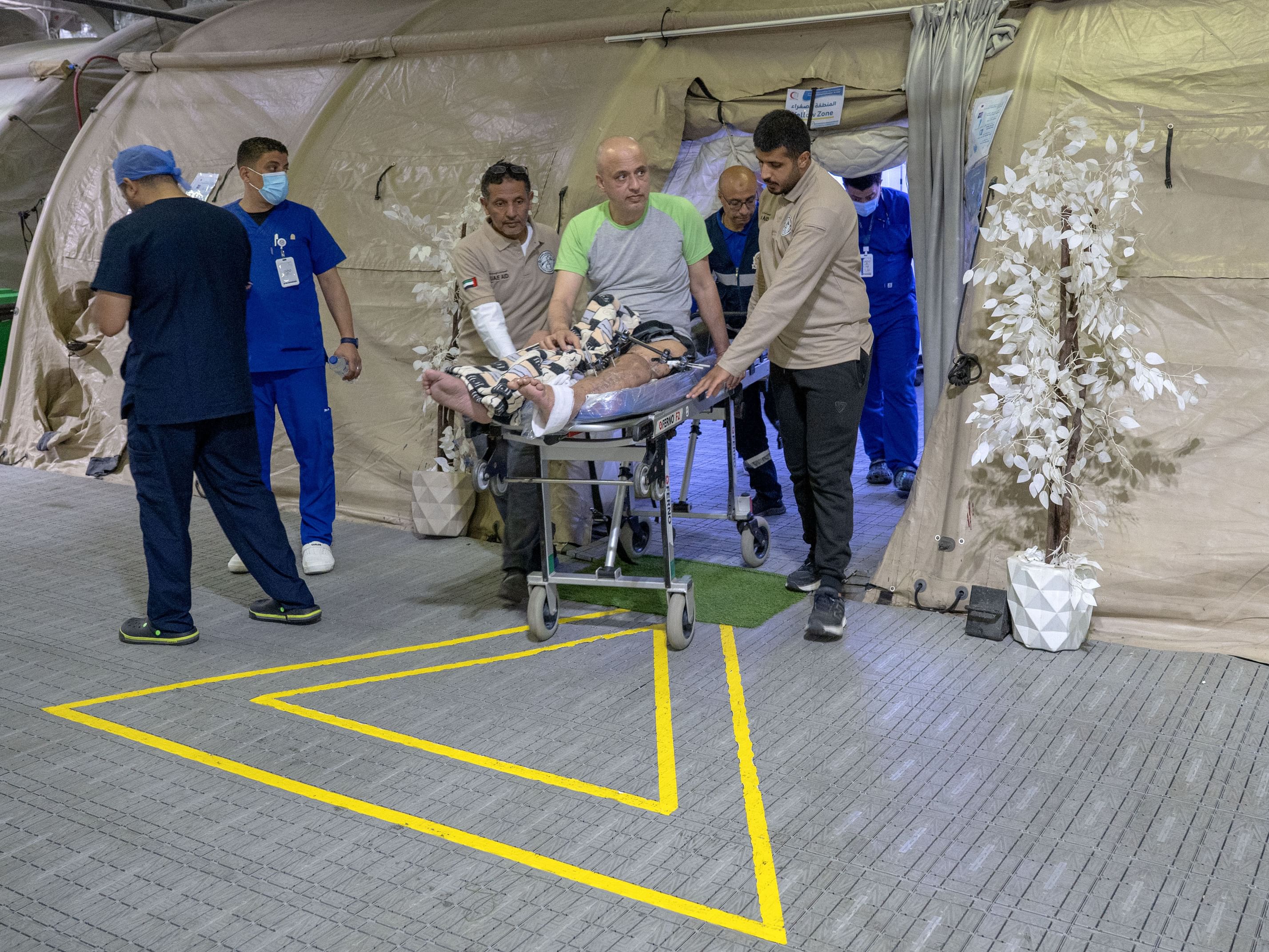 UAE floating hospital receives two new cases from Gaza, bringing total patients to 85 since Rafah crossing reopening