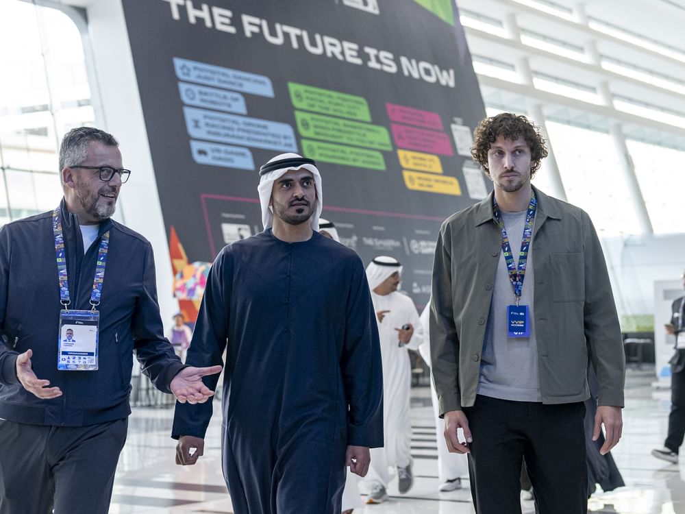 Zayed bin Mohamed bin Zayed attends Games of Future 2025 phygital competitions