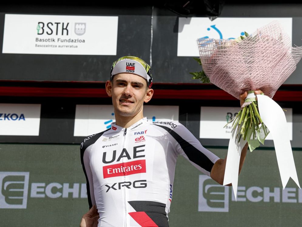UAE Team Emirates-XRG claim second place on stage 3 of Itzulia Basque Country
