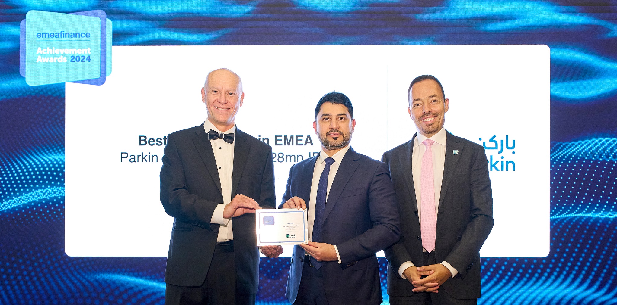 Parkin's IPO recognised as best Privatisation in EMEA