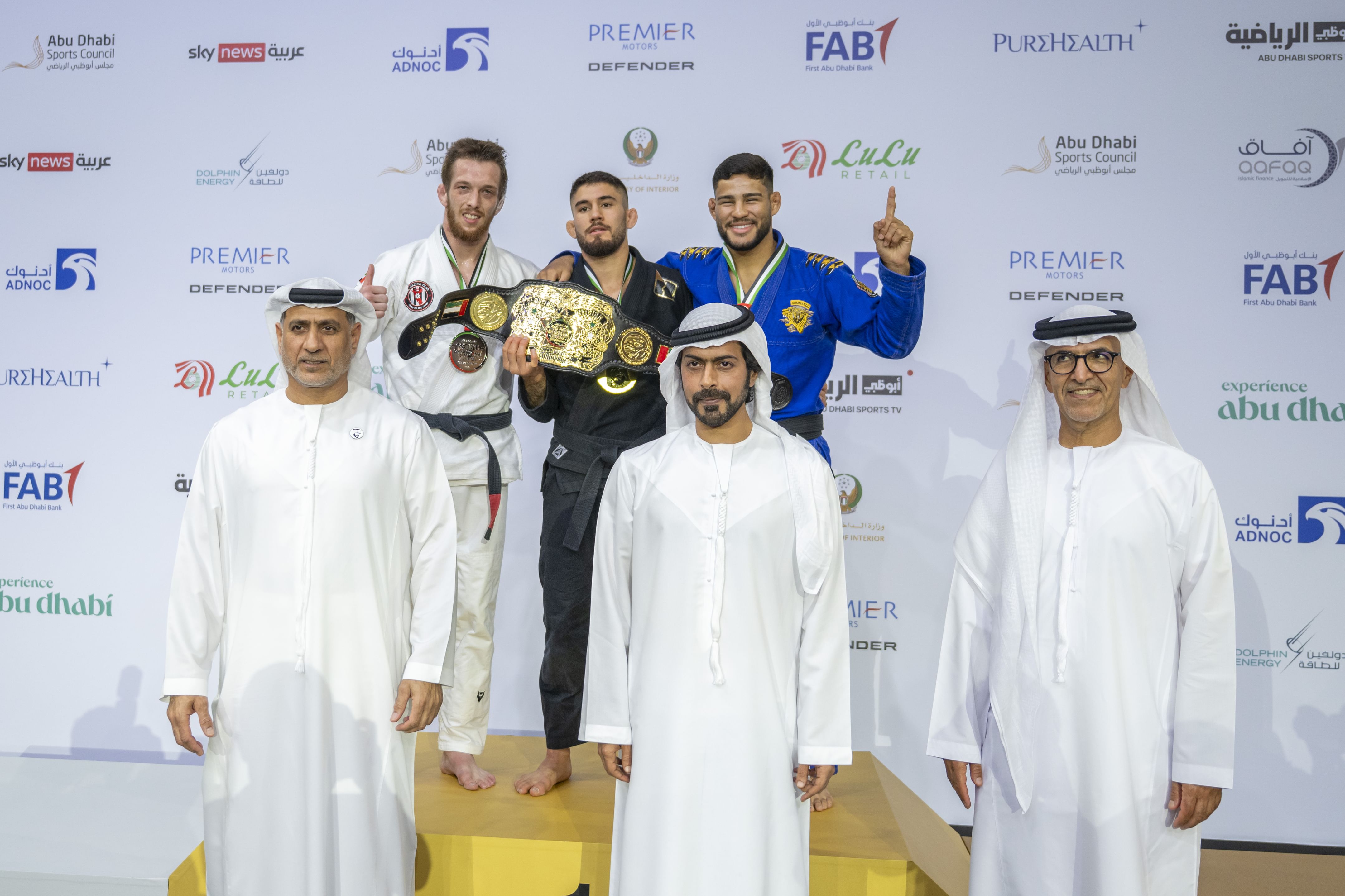 Khalifa bin Tahnoon bin Mohammed attends closing competitions of 17th Abu Dhabi World Professional Jiu-Jitsu Championship