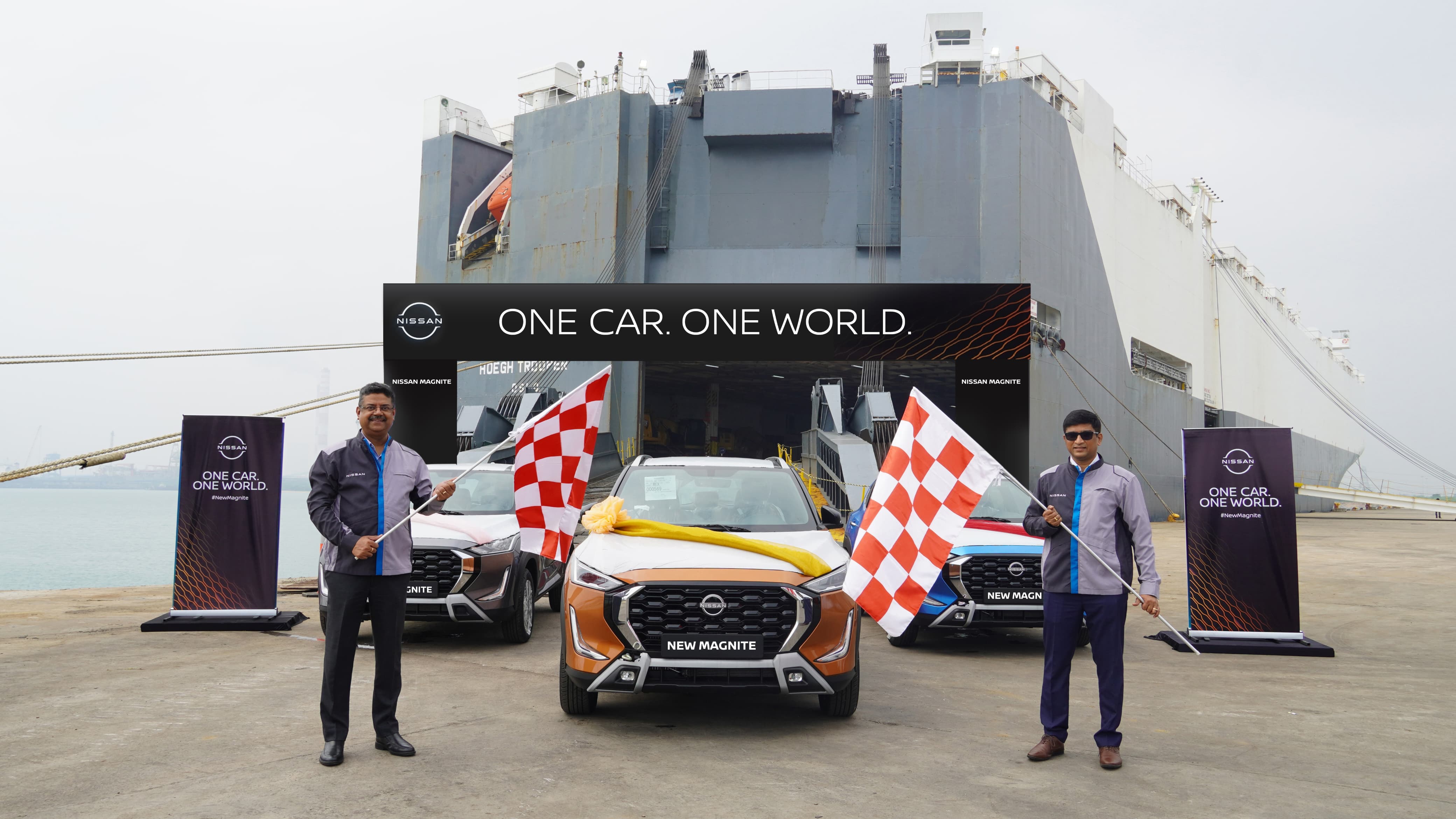 Nissan commences exports of over 10,000 units of the Left-Hand Drive (LHD) New Nissan Magnite