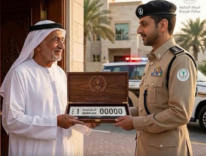 Sharjah offers free replacement of lost vehicle number plates after rain