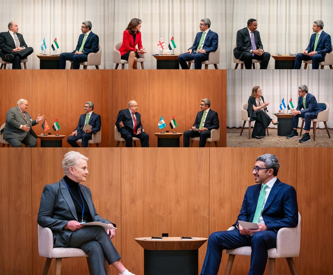 Abdullah bin Zayed meets number of foreign ministers in New York