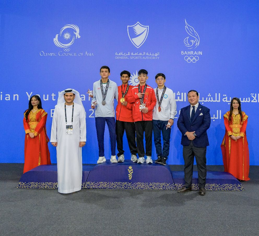 Saif Alblooshi adds another gold for UAE at Asian Youth Games; raises medal tally to seven