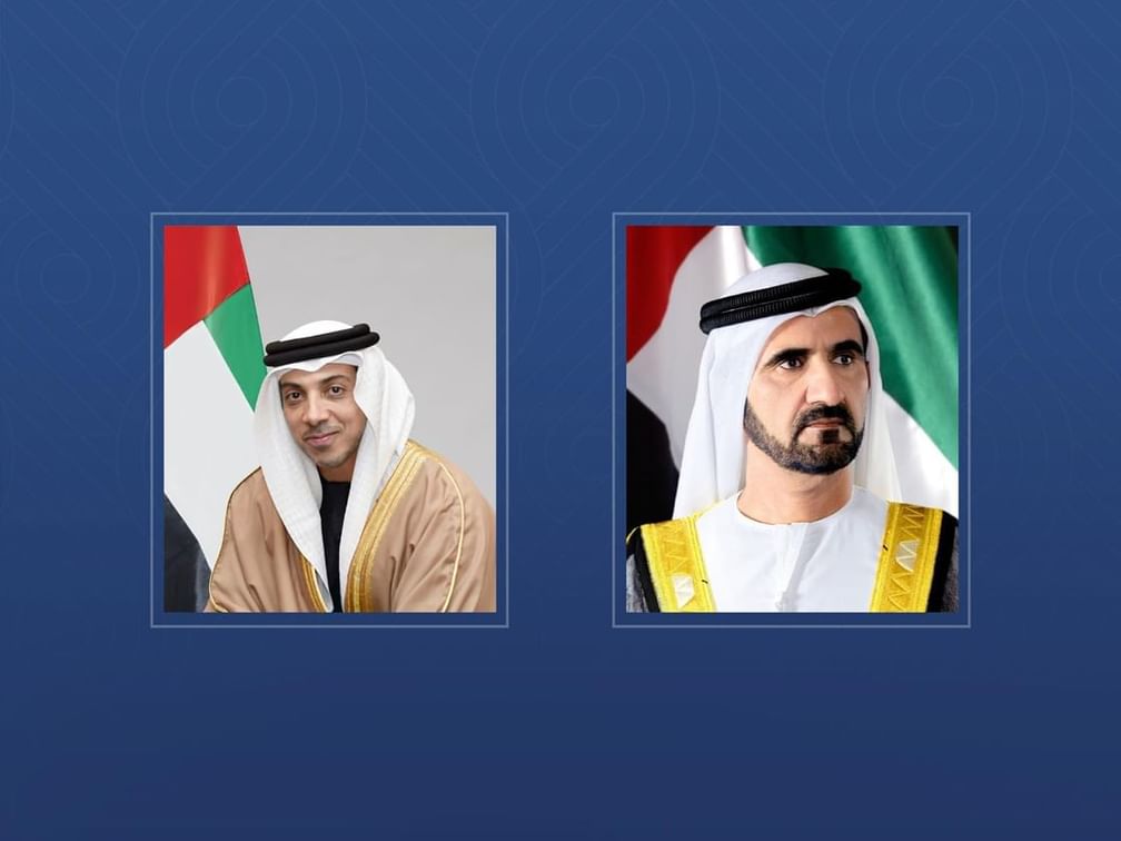 Mohammed bin Rashid, Mansour bin Zayed congratulate Prime Minister of Latvia