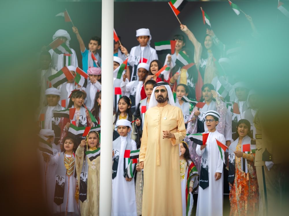 Mohammed bin Rashid attends UAE Flag Day celebration at DIFC