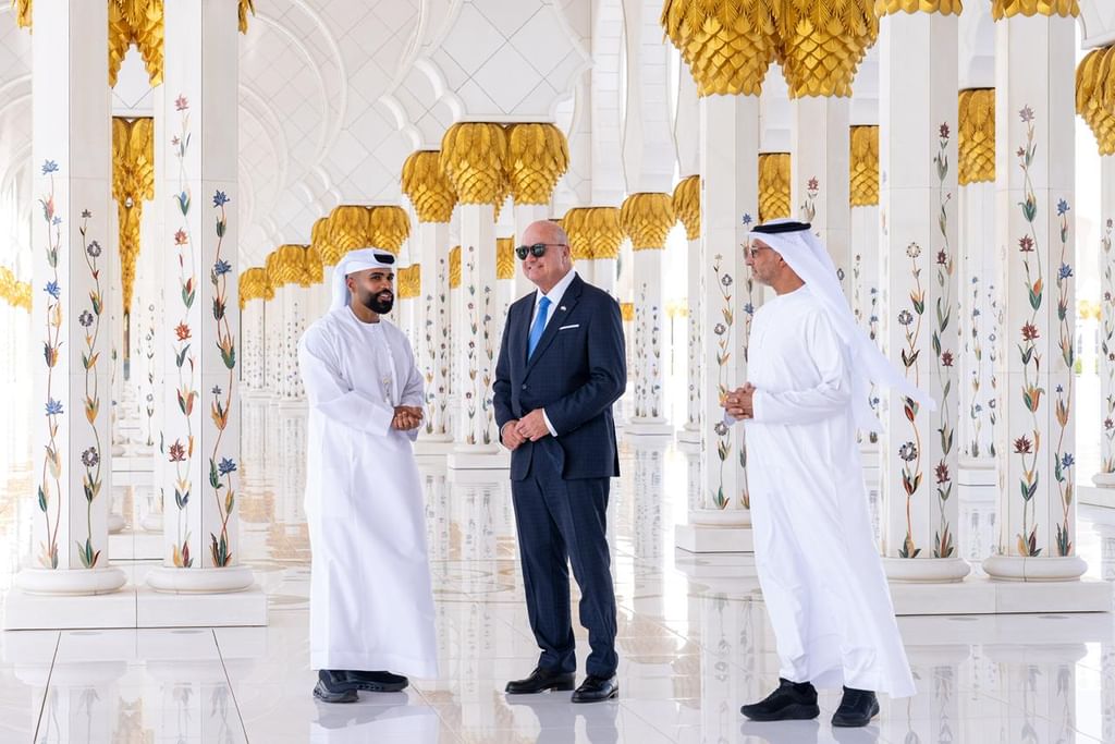 Austrian Federal Chancellor visits Sheikh Zayed Grand Mosque