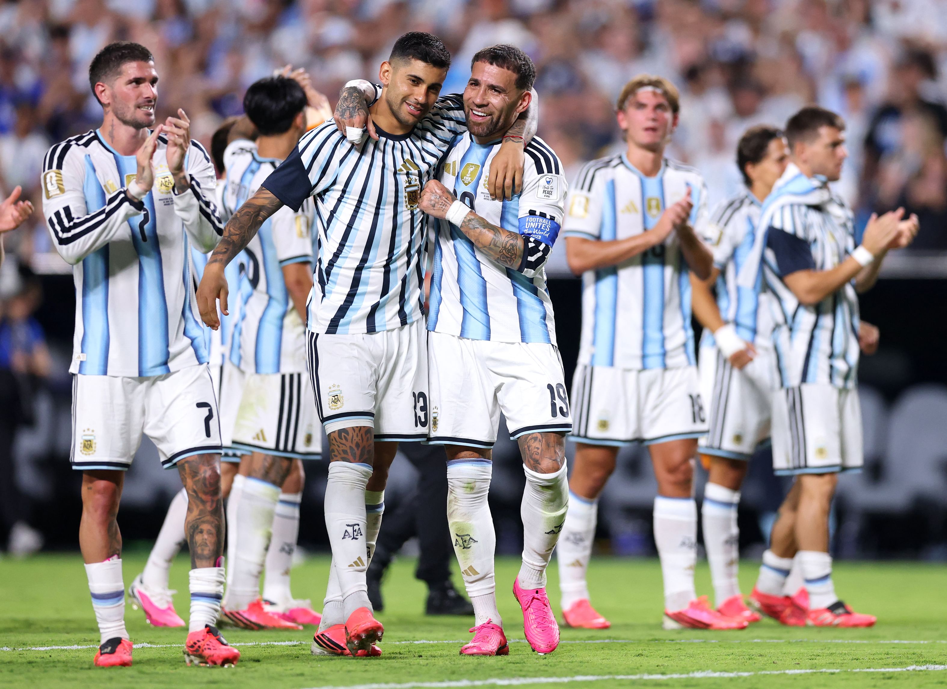 Messi hat-trick equals goalscoring record as Argentina beat Algeria