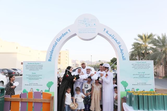 Dibba Al Hisn Municipality opens 1st model of residential gardens