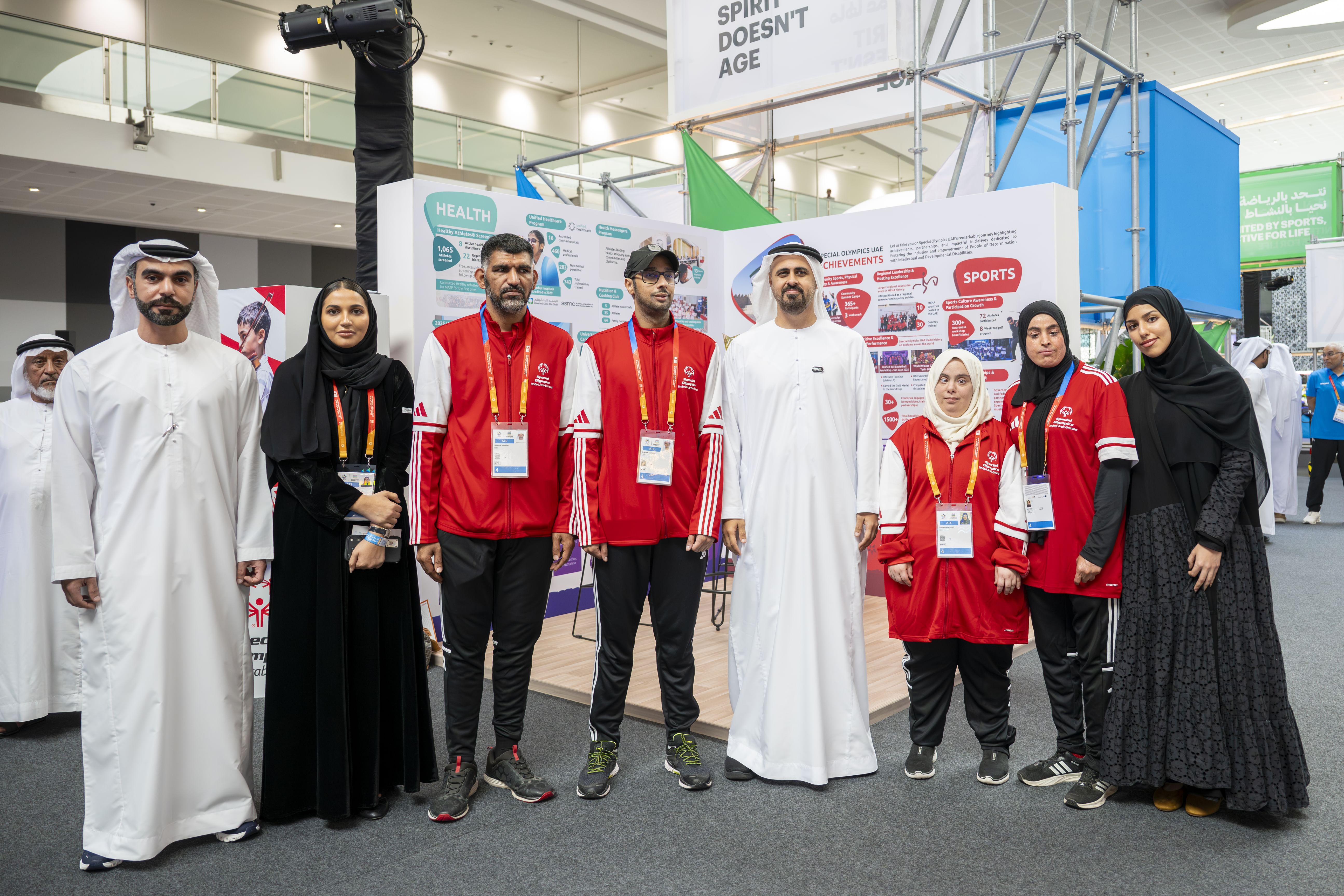 Theyab bin Mohamed bin Zayed attends Open Masters Games Abu Dhabi 2026