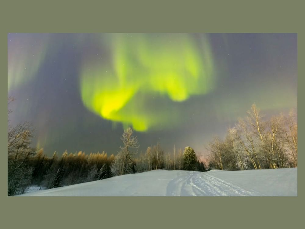 Aurora Borealis lights up night sky in Russia’s Far North