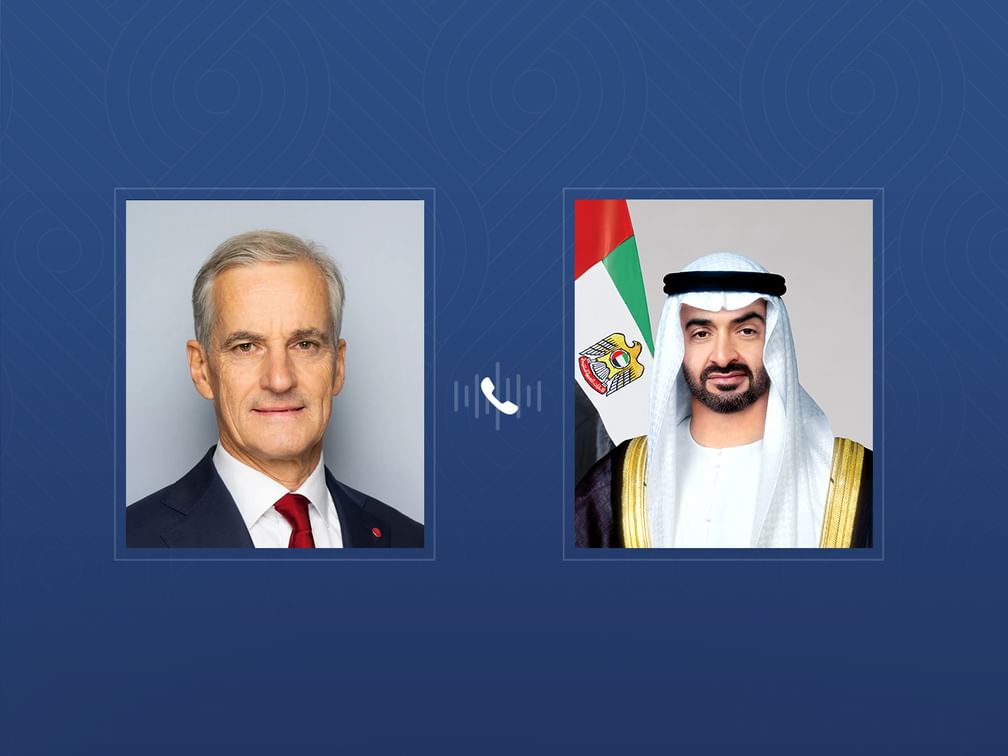UAE President, Norwegian Prime Minister discuss bilateral ties, regional developments