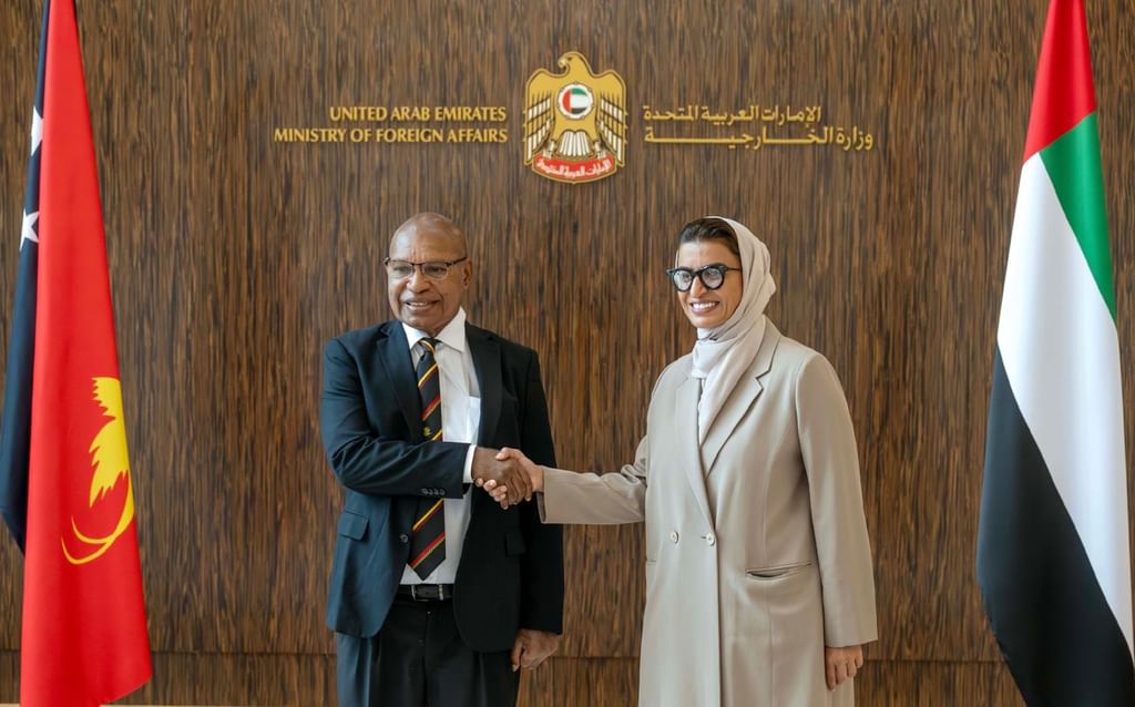 Noura Al Kaabi receives Papua New Guinea’s Minister of International Trade and Investment