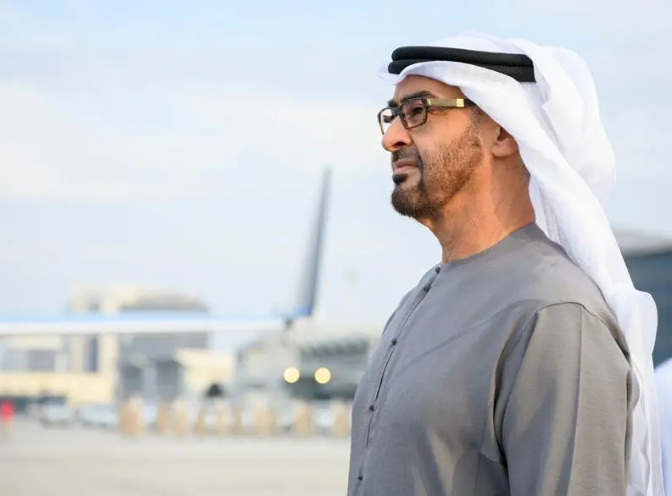 UAE President arrives in Russia on official visit
