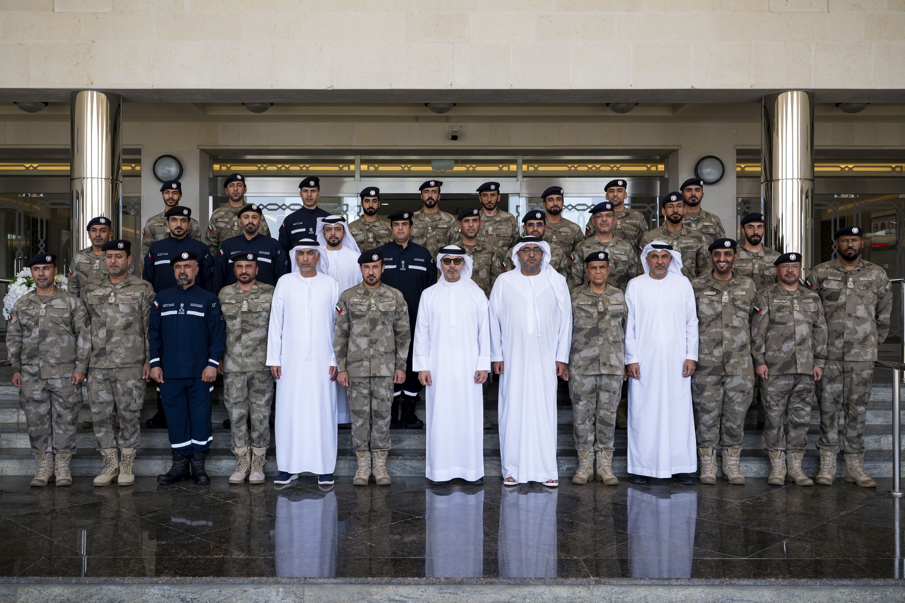 Hazza bin Zayed visits Al Ain Police Directorate, reviews development programmes, security readiness