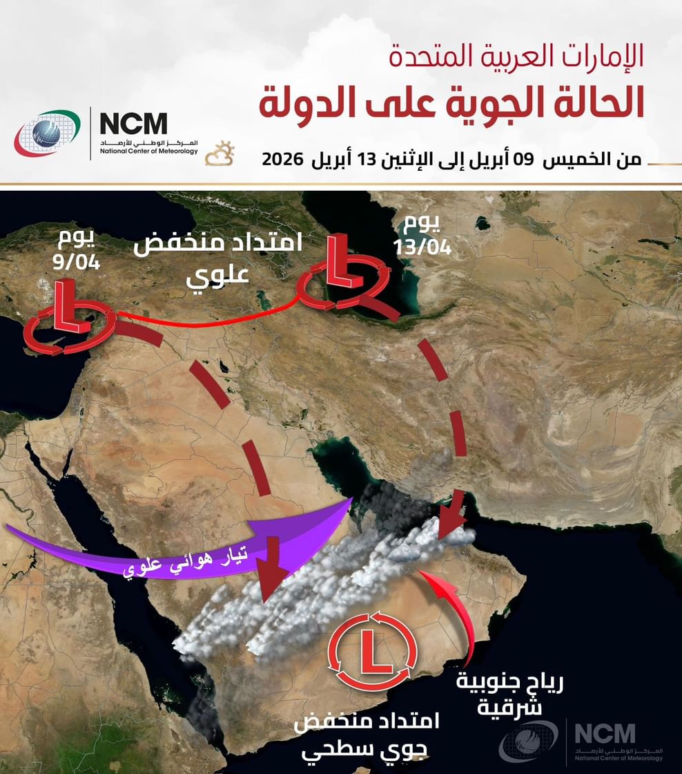 NCM expects clear to cloudy weather for next six days