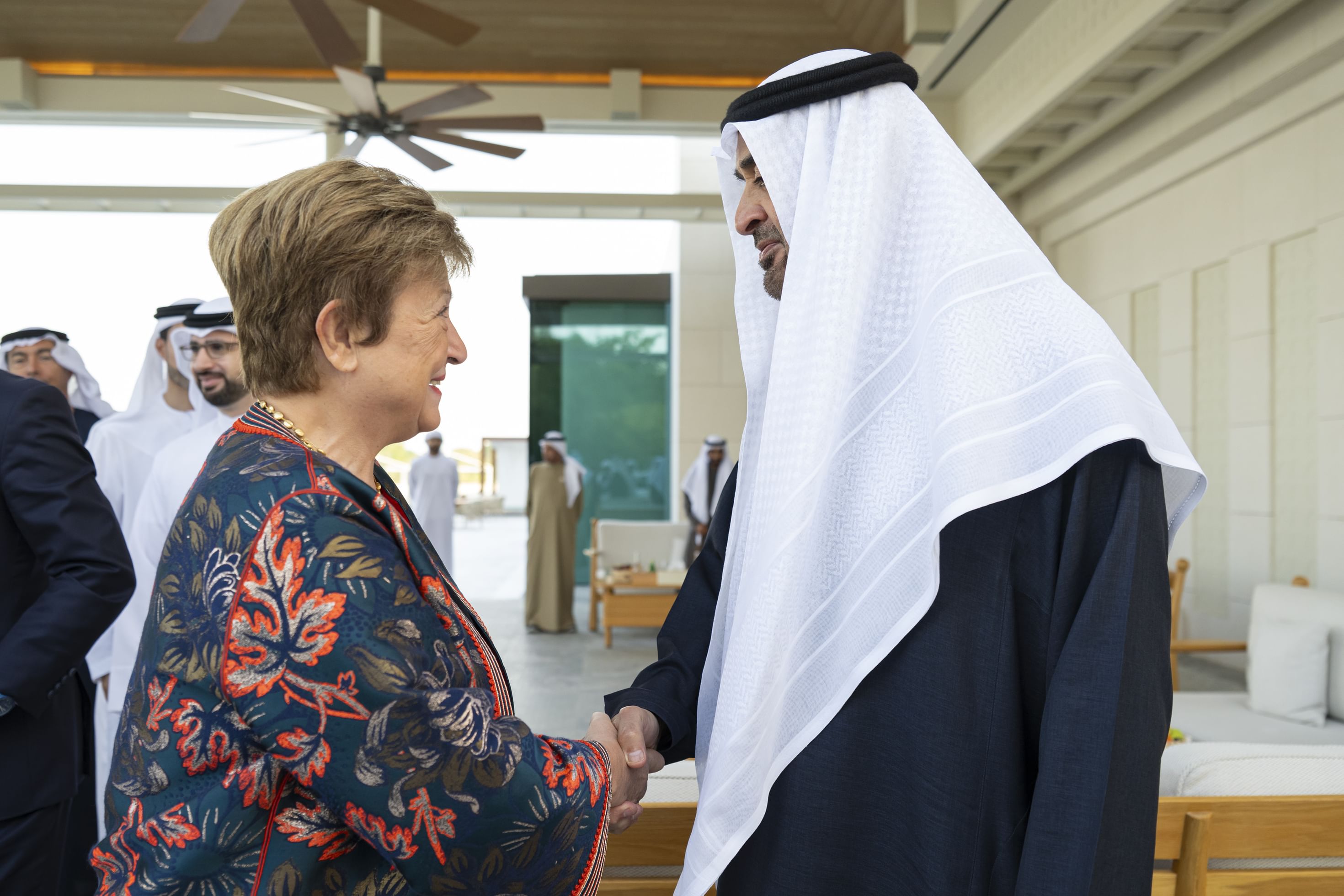 UAE President receives IMF Managing Director