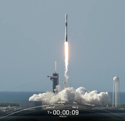 SpaceX launches European weather satellite