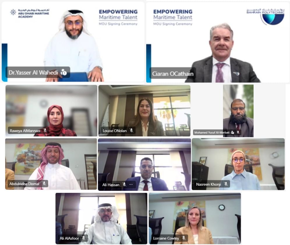 Abu Dhabi Maritime Academy, Bahrain Polytechnic sign MoU on maritime transport, emerging technologies