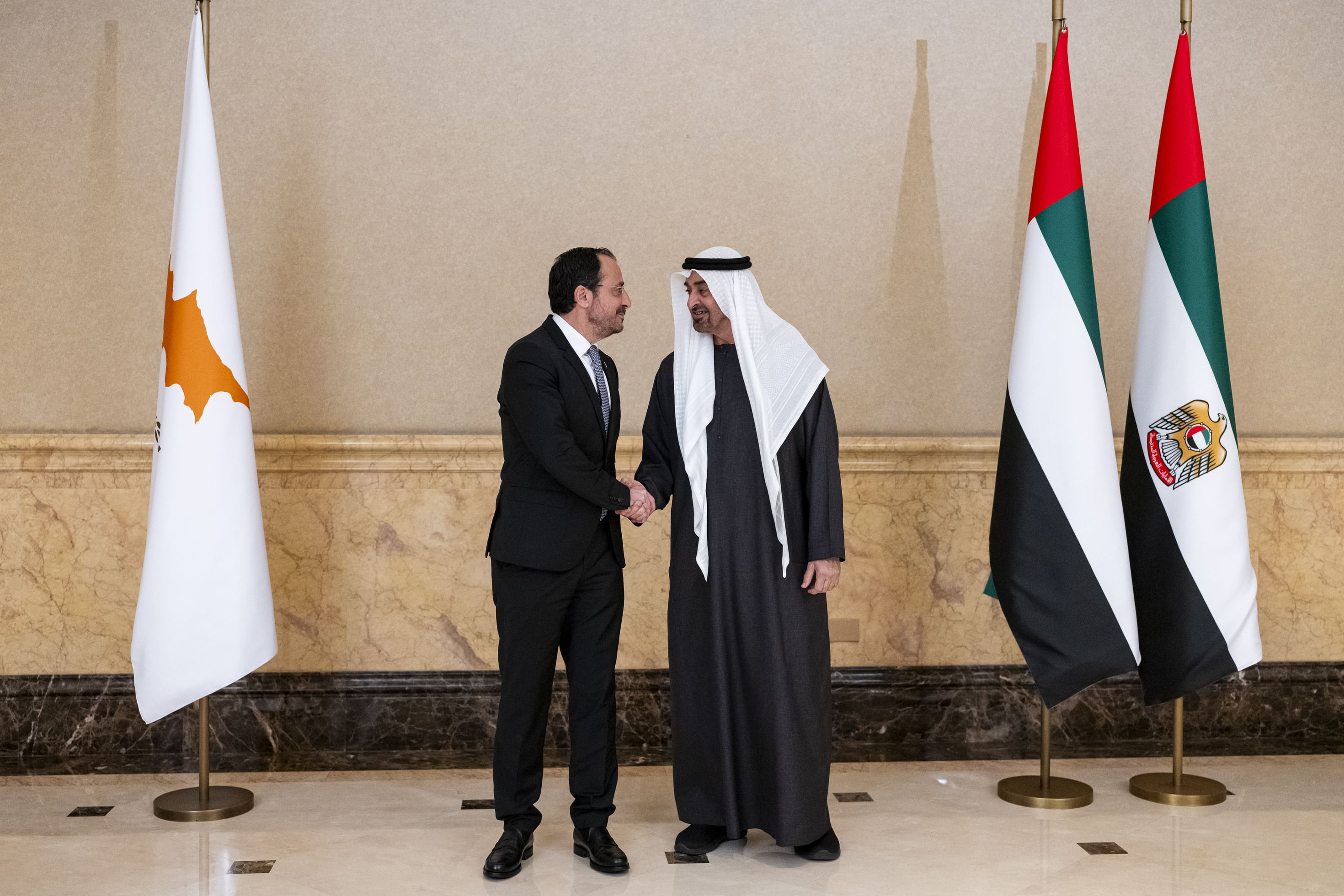 UAE and Cyprus Presidents discuss Comprehensive Strategic Partnership and regional developments