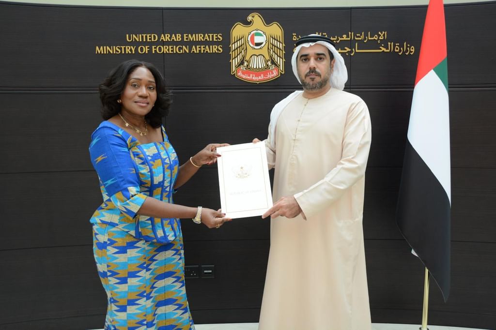 Deputy Director of MoFA’s Dubai Office receives credentials of Consul-General of Republic of Ghana
