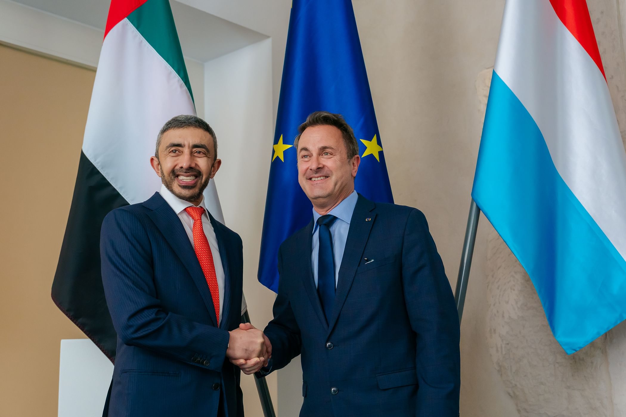 Abdullah bin Zayed meets Deputy Prime Minister & FM of Luxembourg