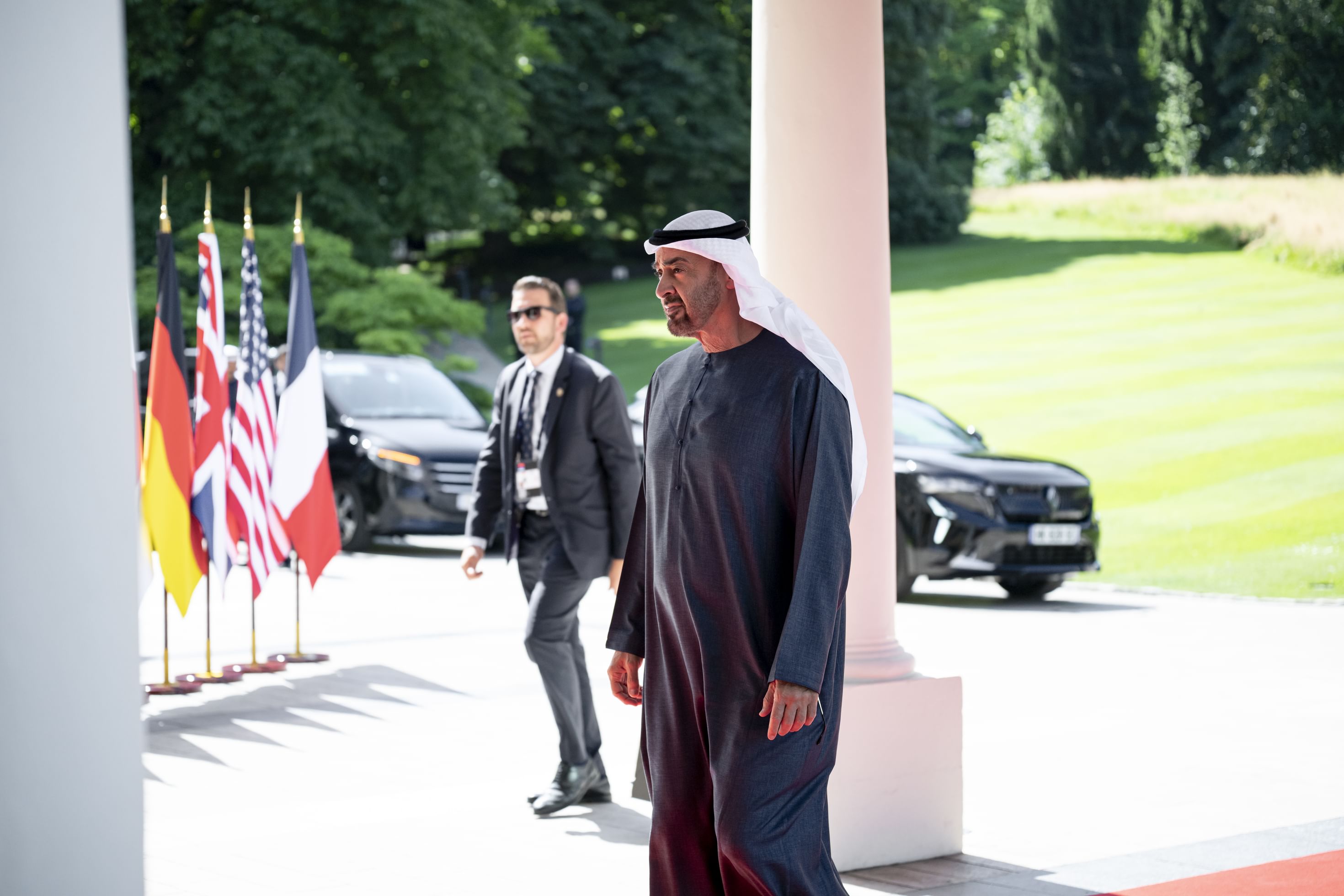 UAE President arrives at G7 Summit venue in France