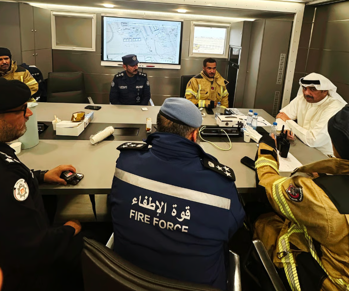 Defence minister inspects Kuwait International Airport after drone strike on fuel tanks