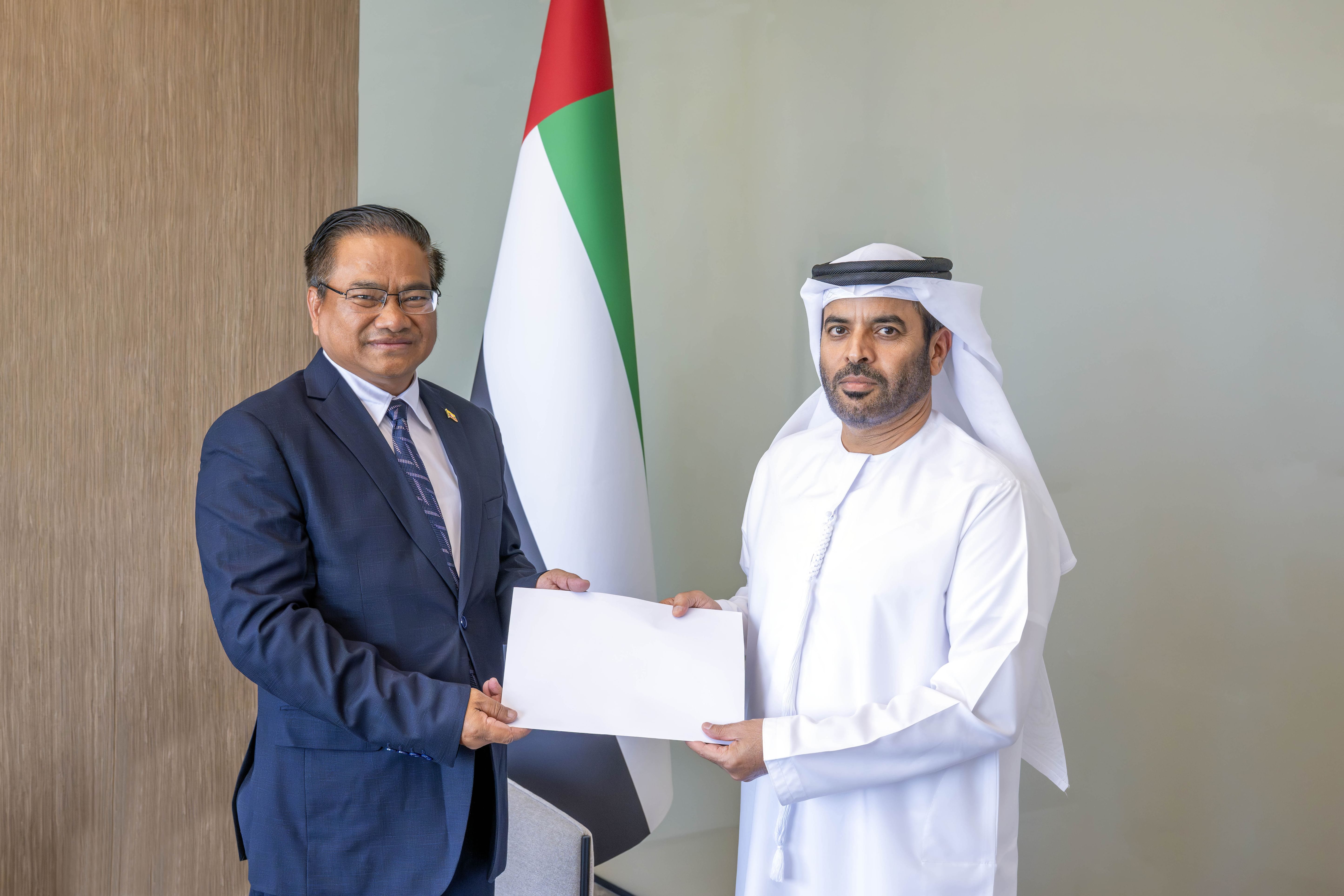 MoFA receives credentials copy from new Ambassador of Myanmar to UAE