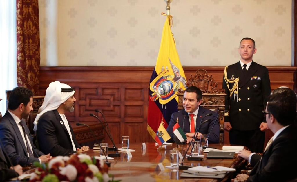 Ecuadorian President receives UAE Accountability Authority President