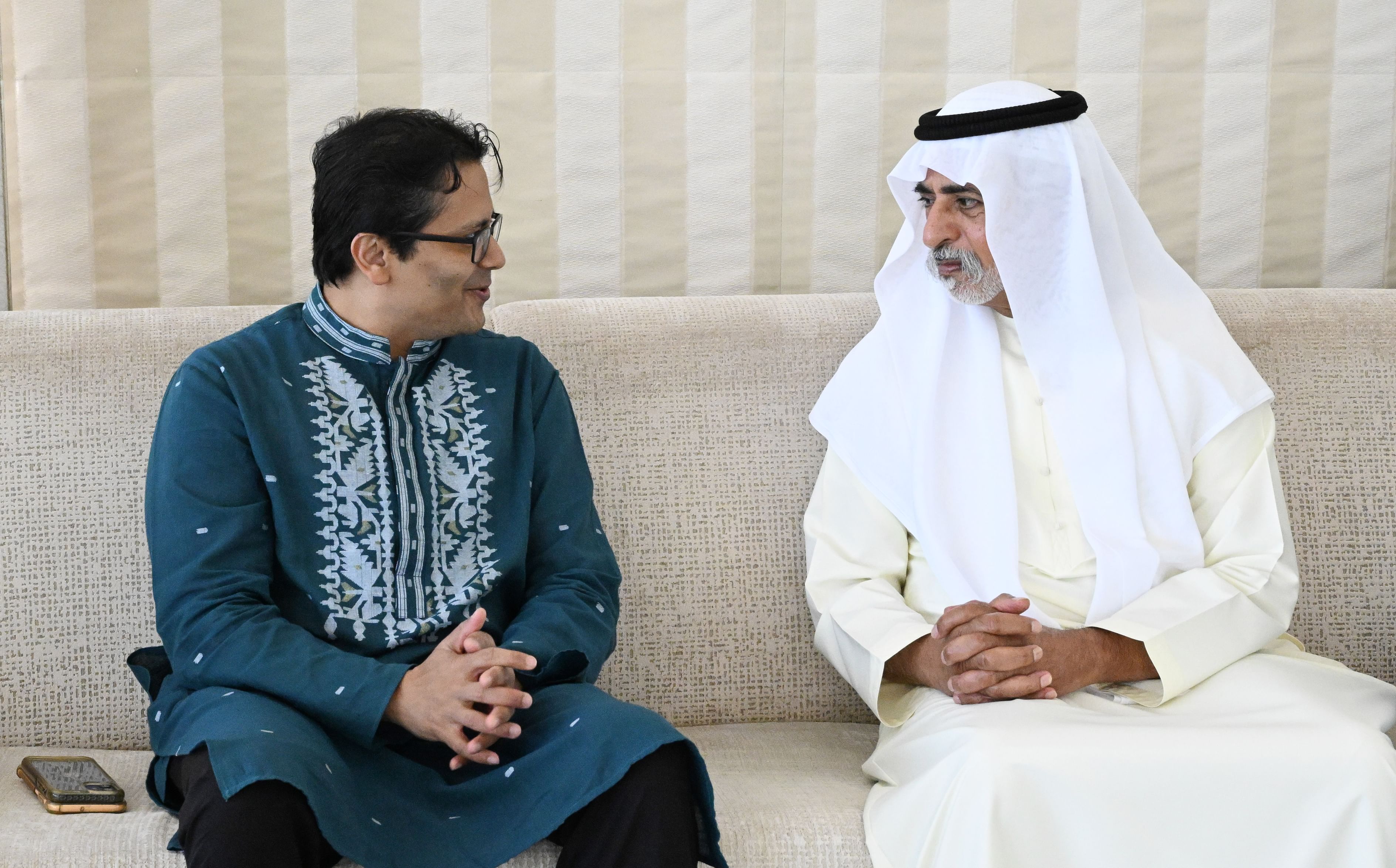 Nahyan bin Mubarak receives Special Envoy of Prime Minister of Bangladesh