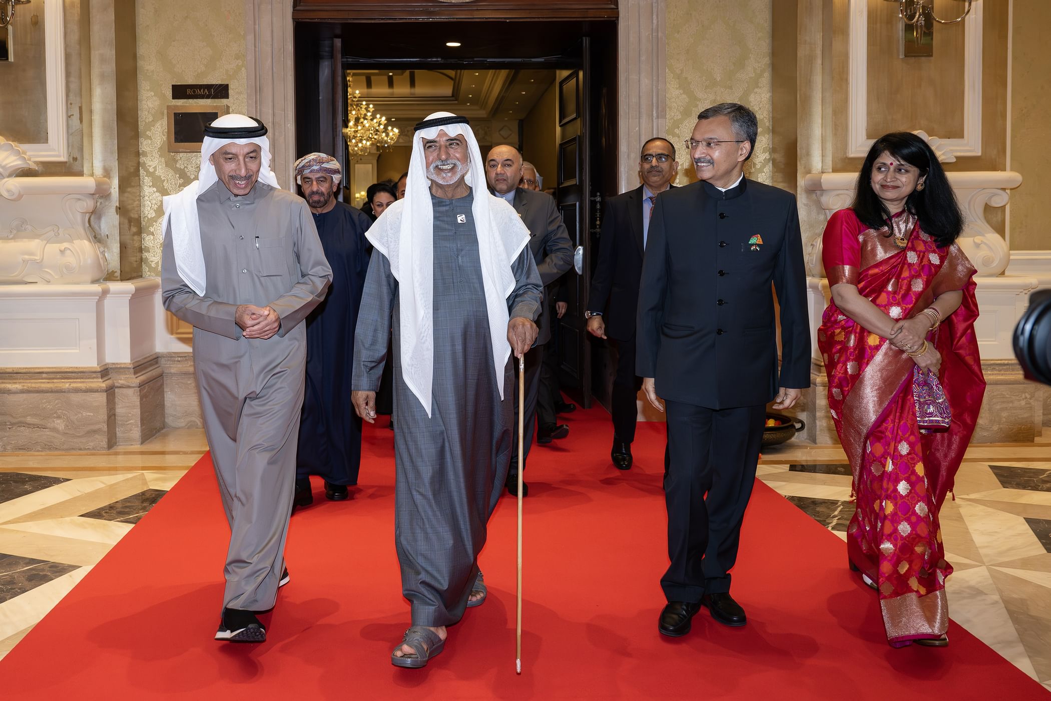 Nahyan bin Mubarak attends reception marking India's Republic Day
