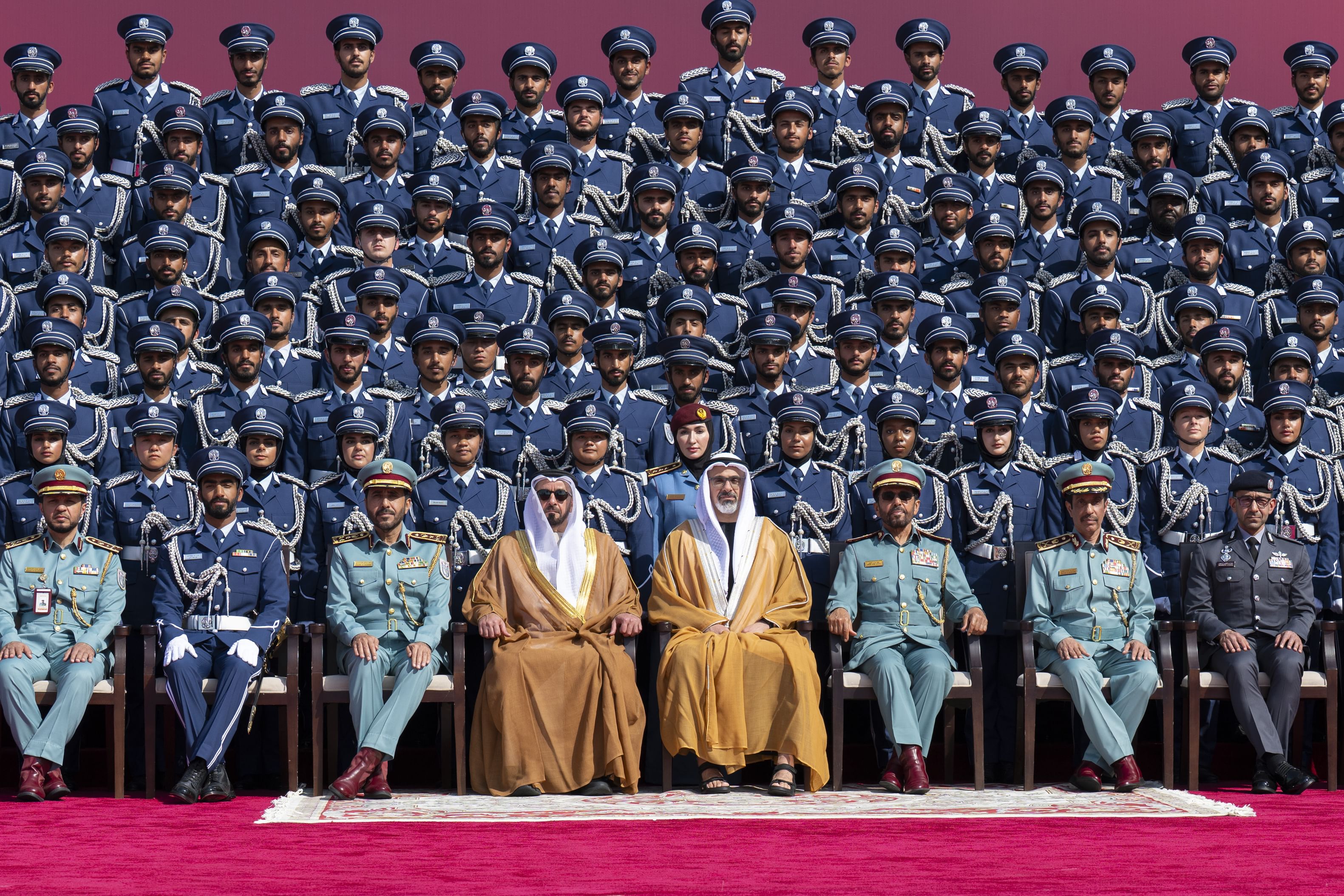 Khaled bin Mohamed bin Zayed attends Police College graduation ceremony
