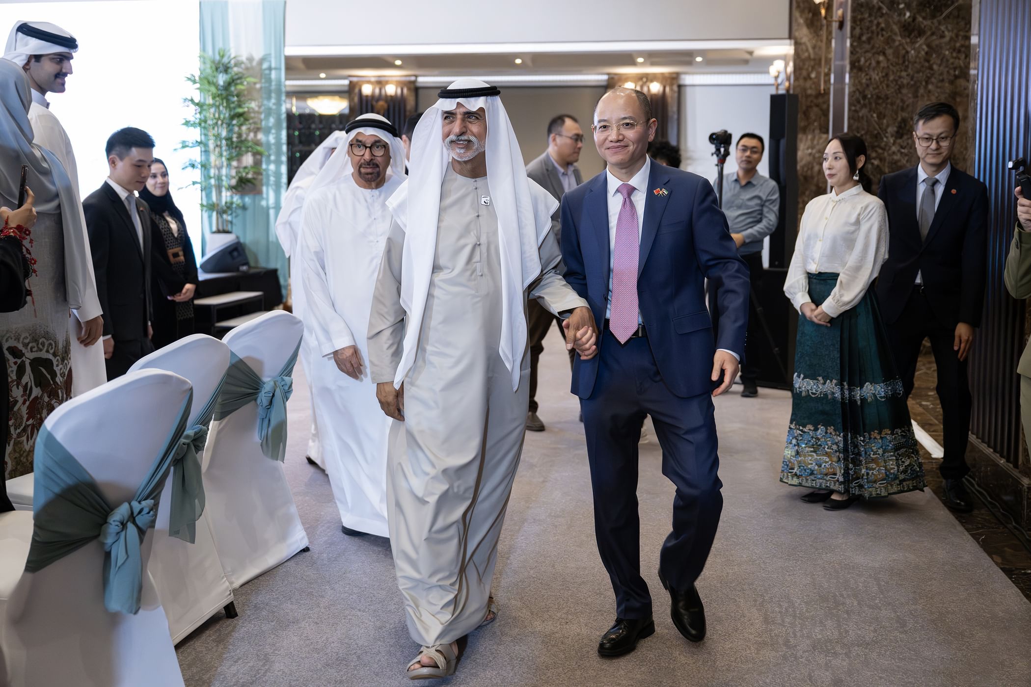 Nahyan bin Mubarak attends 'Tea for Harmony' cultural event