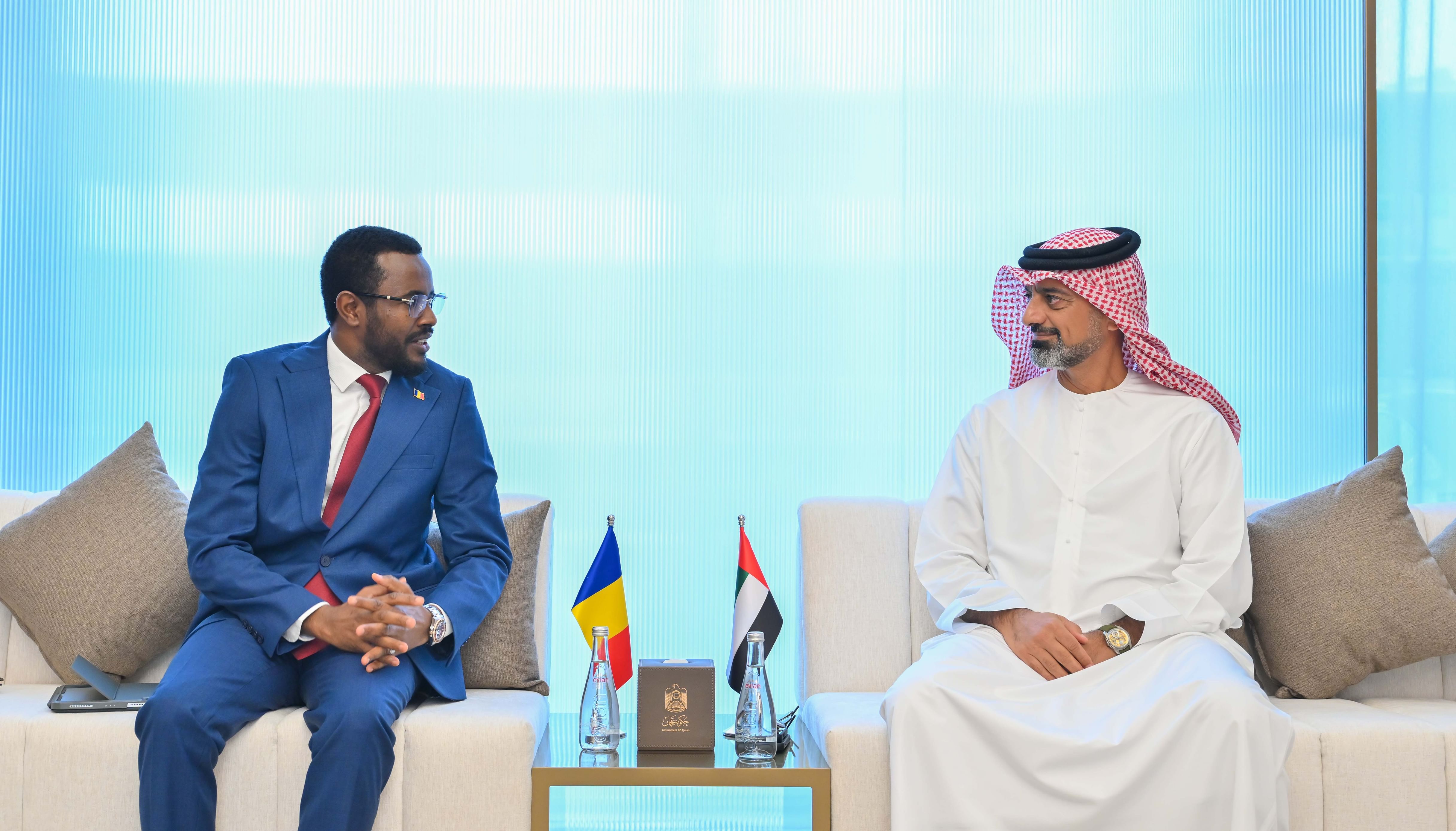 Ajman Crown Prince receives Ambassador of Chad