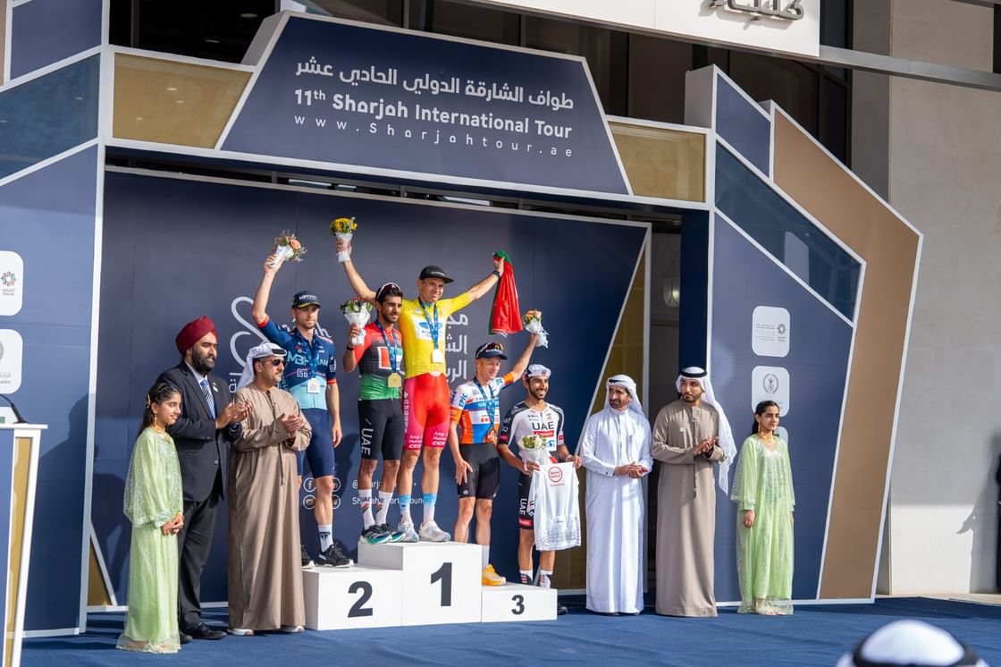 Haitham bin Saqr crowns Taaramäe Sharjah Tour stage two champion