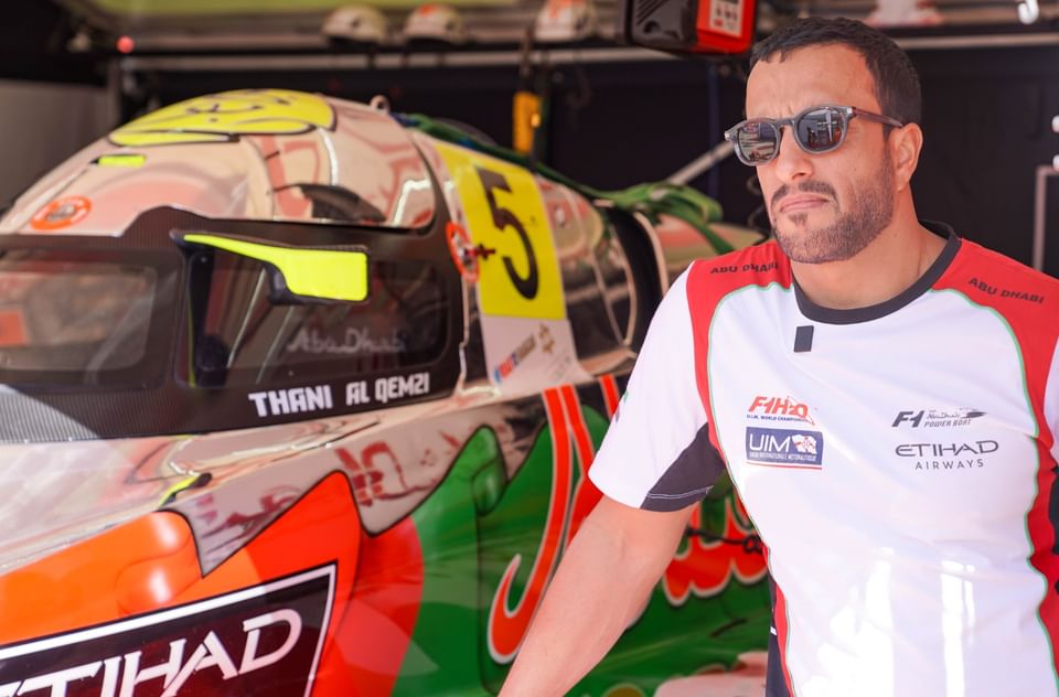 Sharjah Team’s Rusty Wyatt secured pole position for Round 4 of 2024 UIM F1H2O World Championship