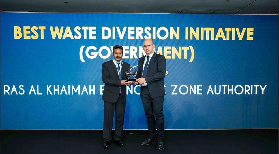 RAKEZ wins silver award for Best Waste Diversion Initiative at MEWAR Awards