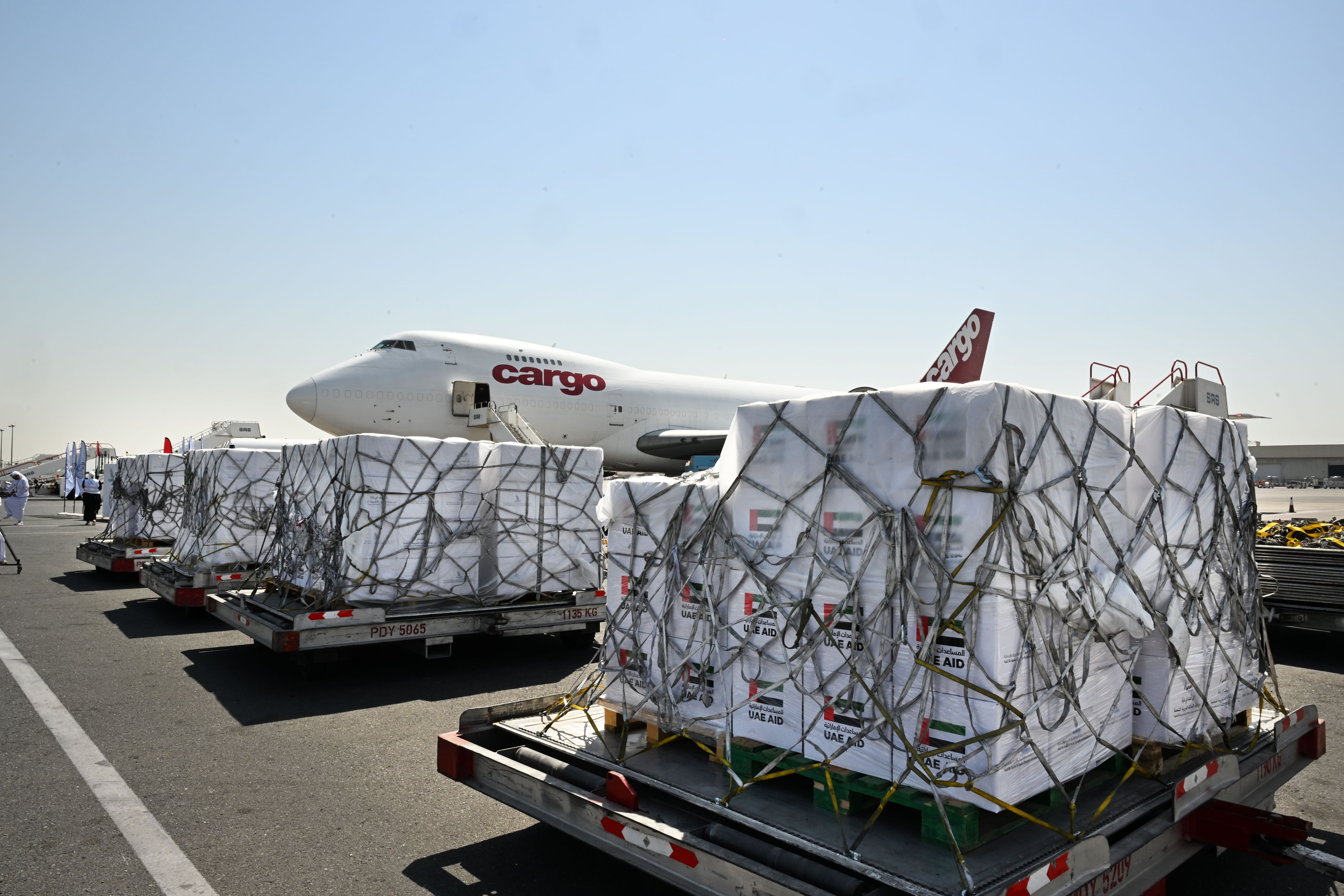100 tonnes of UAE aid dispatched to Gaza under 'Operation Chivalrous Knight 3'