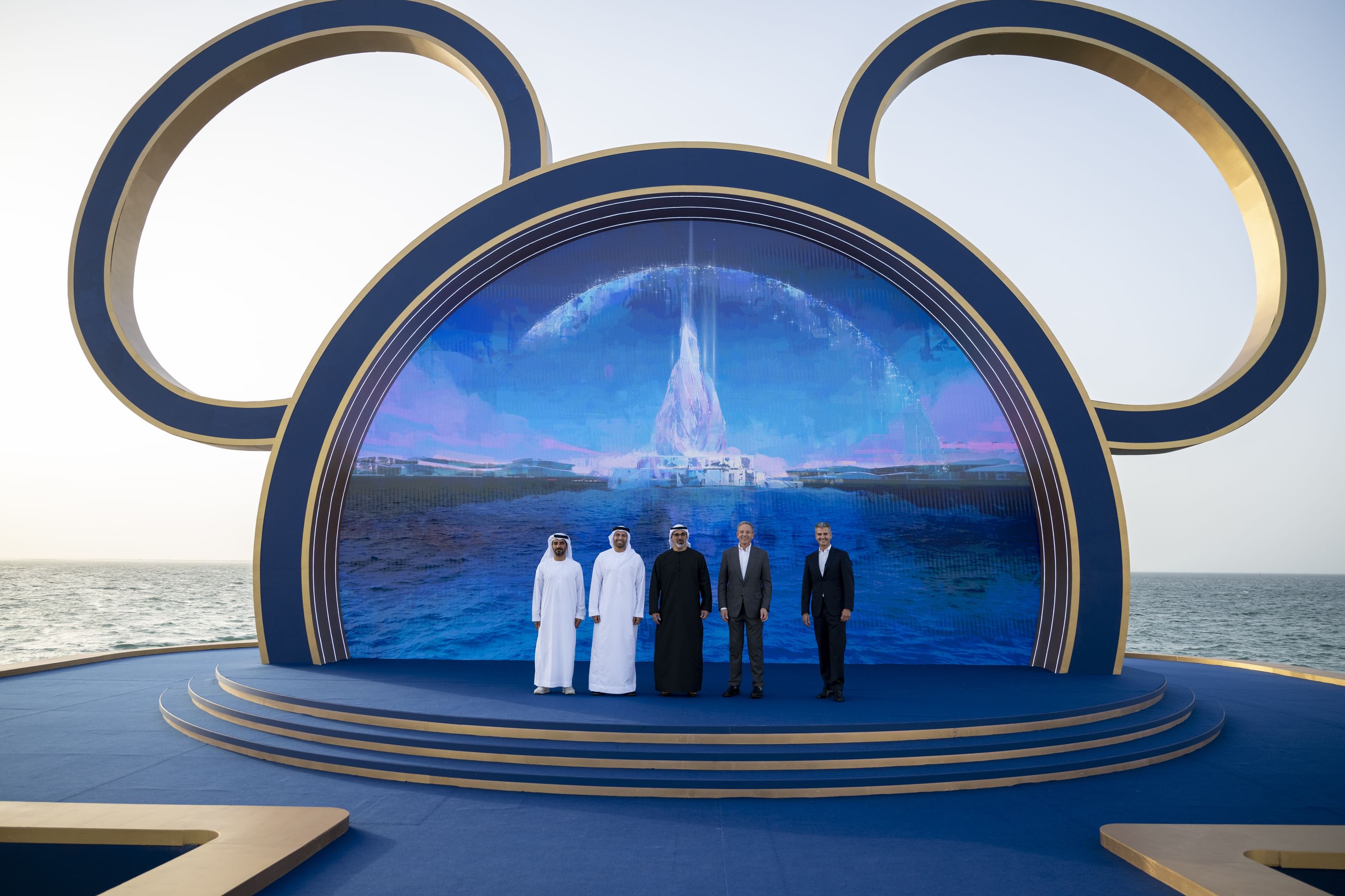 Khaled bin Mohamed bin Zayed witnesses announcement of Disney Theme Park Resort project on Yas Island, Abu Dhabi