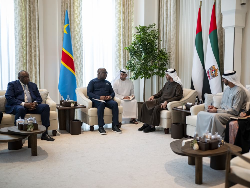 UAE, Democratic Republic of Congo Presidents discuss strengthening bilateral ties