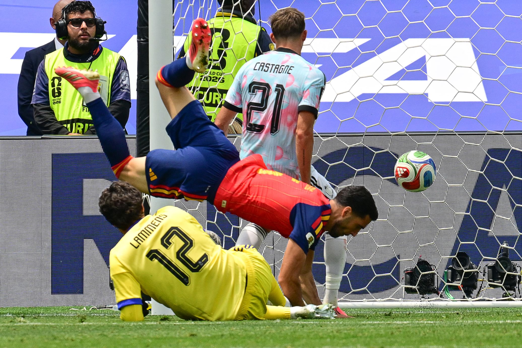 Spain beat Belgium 2-1 to reach World Cup semi-finals