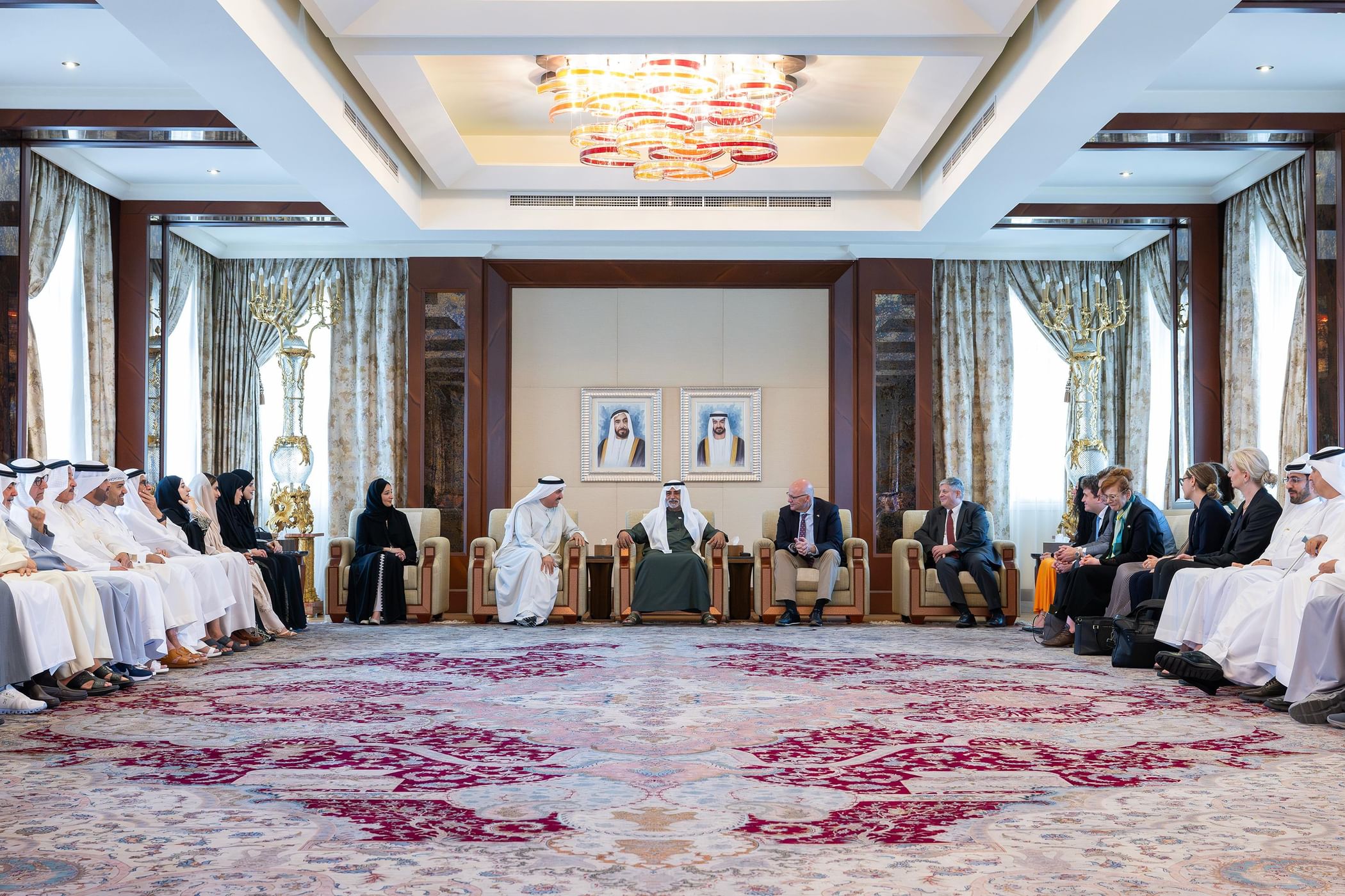 Nahyan bin Mubarak receives delegation from members of German Federal Parliament