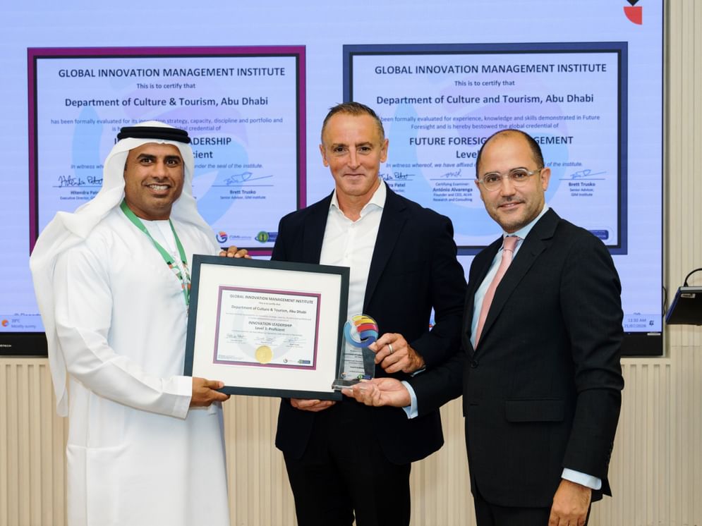 DCT Abu Dhabi achieves GCC first with international innovation, future foresight accreditations