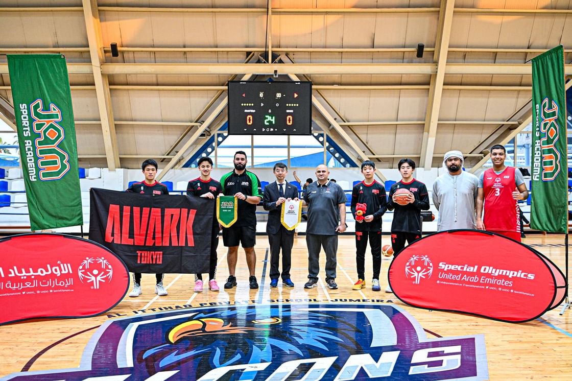 Special Olympics UAE concludes basketball programme with Japan’s Alvark Tokyo