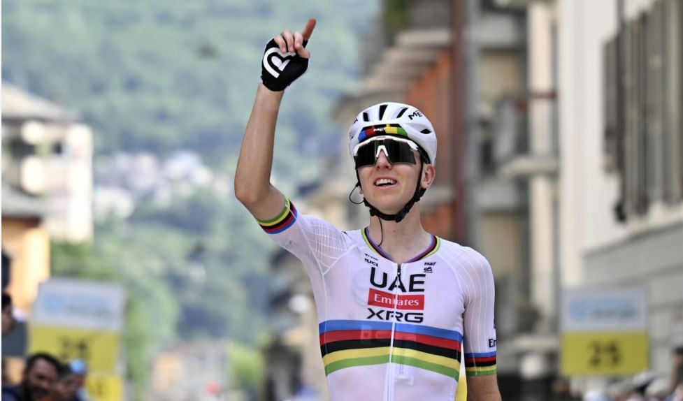 UAE Team Emirates XRG's Pogačar solos to remarkable Tour de Suisse stage victory